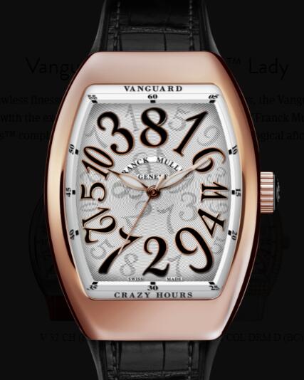 Buy Franck Muller Vanguard Crazy Hours Lady Replica Watch for sale Cheap Price V 32 CH (NR)